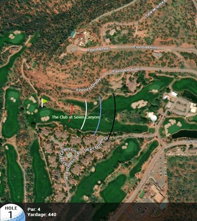 sedona golf courses map Seven Canyons Seven Canyons Course sedona golf courses map
